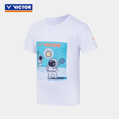 VICTOR/威克多羽毛球服青少系列针织儿童T恤 T-47019