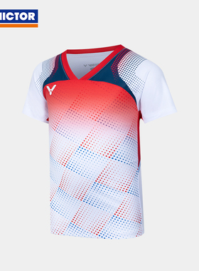 VICTOR/威克多羽毛球服青少系列儿童针织短袖T恤 T-52012