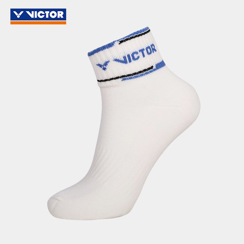 VICTOR/威克多 羽毛球袜男女中筒吸汗运动袜两双装 SK1501-2