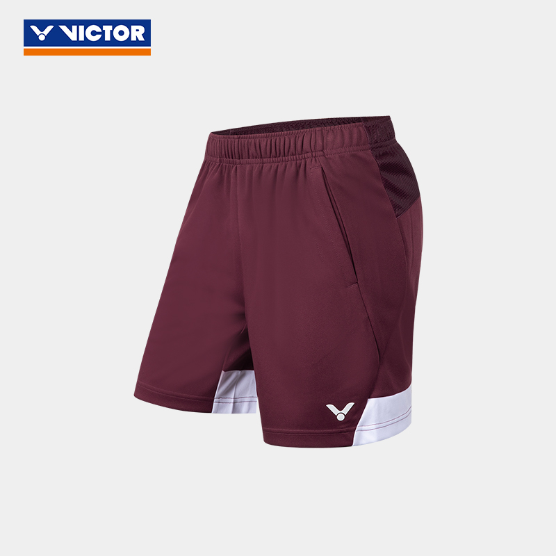 VICTOR/威克多官方夏季速干透气羽毛球中性款针织运动短裤R-50201