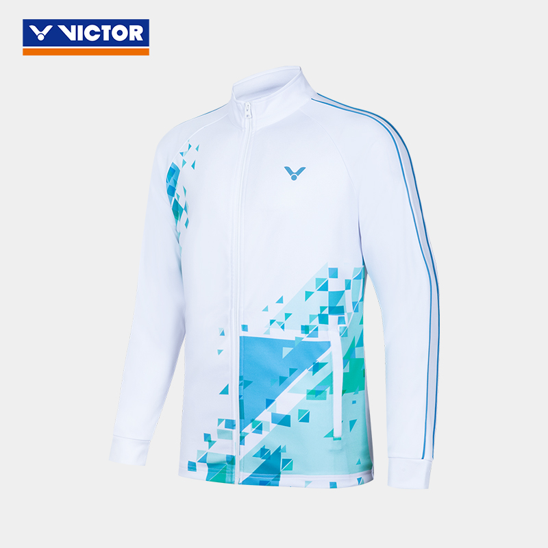VICTOR/威克多羽毛球服训练系列针织运动外套 J-50601