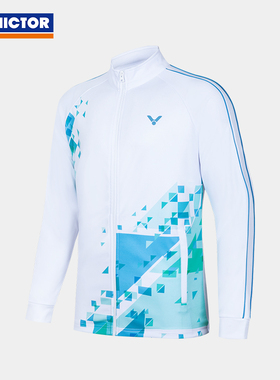 VICTOR/威克多羽毛球服训练系列针织运动外套 J-50601