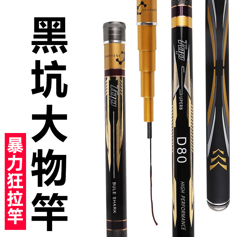 超轻超硬青鲟鱼暴力黑坑台钓竿