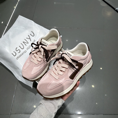 ido新款拼色轻便百搭休闲德训鞋