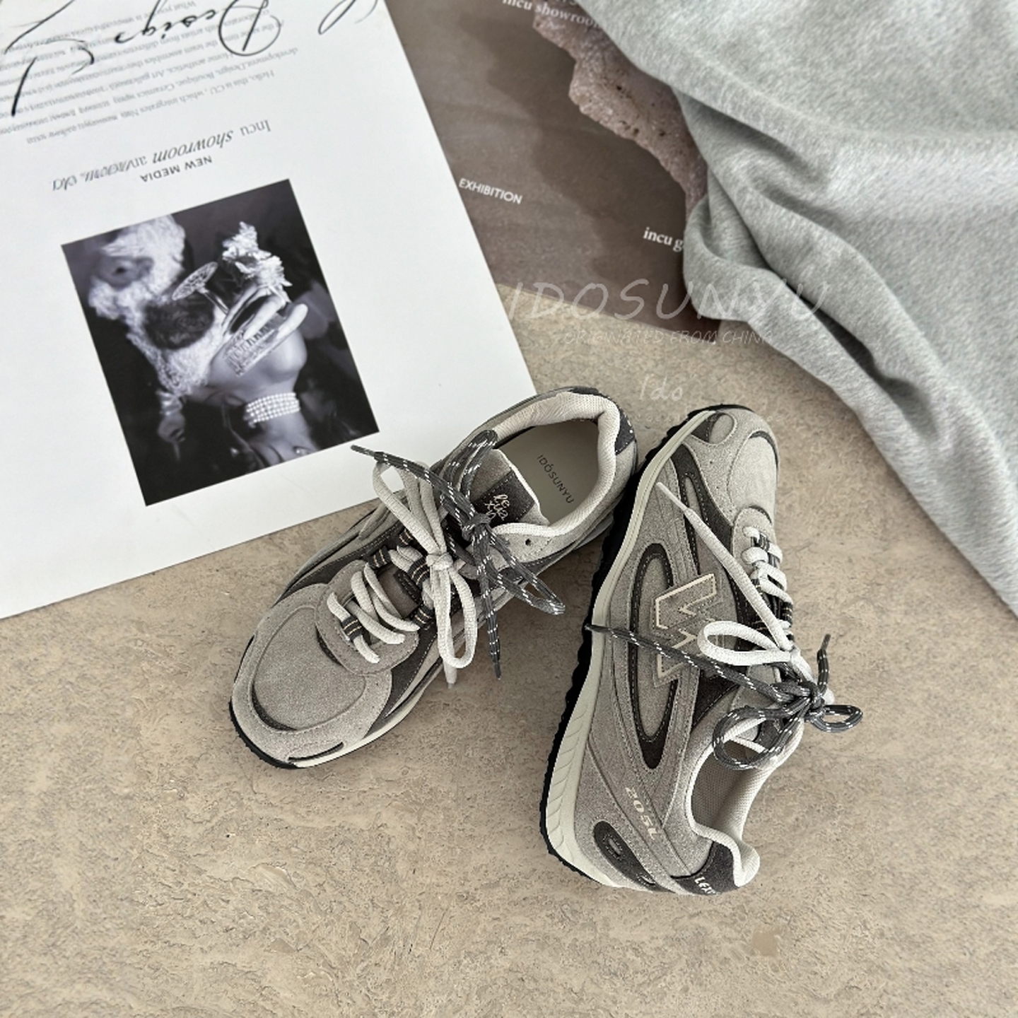 IDOSGL欧货2025新秋款真皮厚底鞋