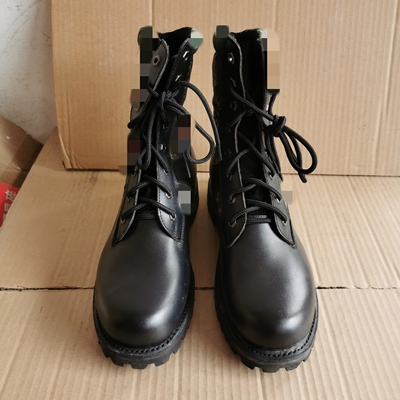 5302库存春秋战靴高帮真皮系带圆头男士户外系带皮趟底工装靴皮靴