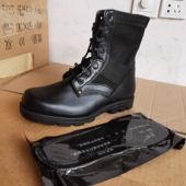 断码 清仓3514库存战靴老式 头层牛皮高帮系带防砸防扎马丁靴男靴子