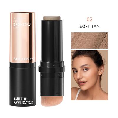 contour stick双头阴影修容棒脸颊轮廓修饰多用途化妆高光古铜棒