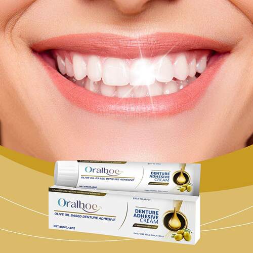 denture adhesive 假牙呵护固定粘合自然贴合提升笑容美观