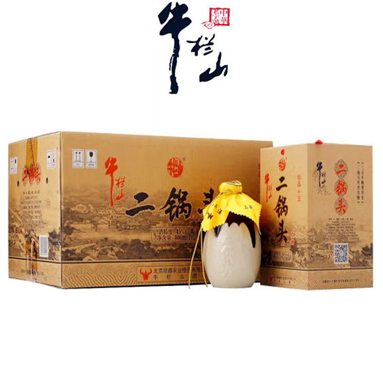 牛栏山二锅头45度珍品十五年400ml*6瓶整箱装 清香型白酒