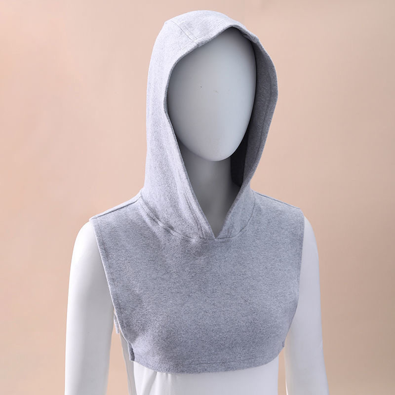 假衣领帽保暖连帽假领子配卫衣的假领假颈衣服领子假衣领女百搭