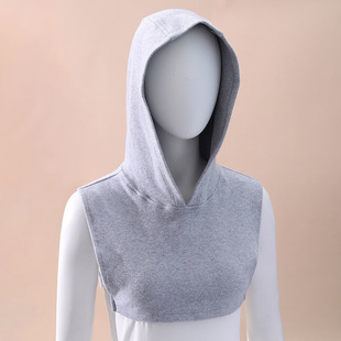 假衣领帽保暖连帽假领子配卫衣 假领假颈衣服领子假衣领女百搭