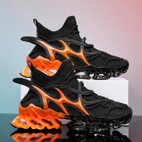 男鞋2026新款透气春夏季飞织袜子鞋百搭运动休闲鞋一脚蹬懒人鞋男