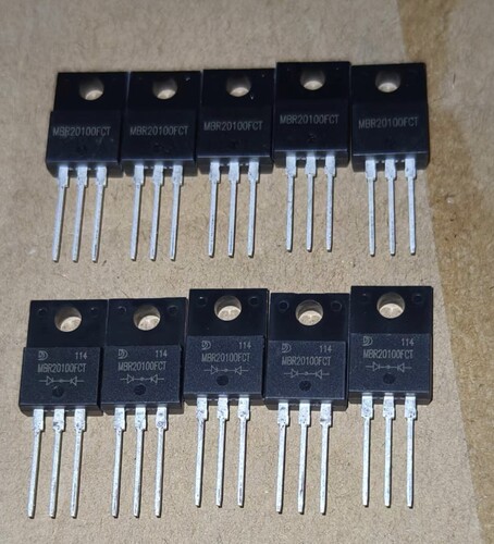 原装正品TO-220F  MBR20100FCT MBRF20100CT 肖特基20A 100V 现货