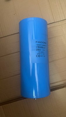 350v15000uf facon 184571500 电解电容器 90x220mm 法国进口发烧