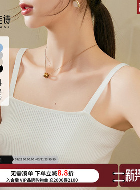 针织小吊带背心女夏季内搭打底抹胸设计感小众无袖法式性感上衣女