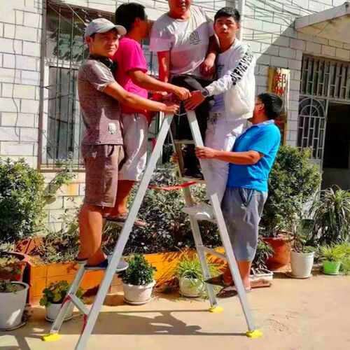 加宽加厚铝合金多功能折叠人字梯