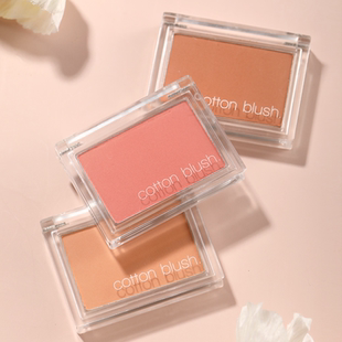 韩国Missha谜尚棉花糖单色腮红干枯玫瑰15444高光修容奶茶粉杏色