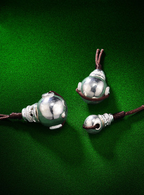 藏式925纯银三通佛头佛塔配件 百搭108金刚星月菩提配饰套餐