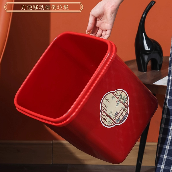 无盖垃圾桶家用大容量客厅卫生间厨房通用垃圾桶