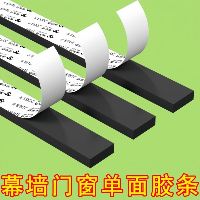幕墙单面胶条高粘度门窗铝合金单面贴阳光房中空玻璃固定泡棉胶条