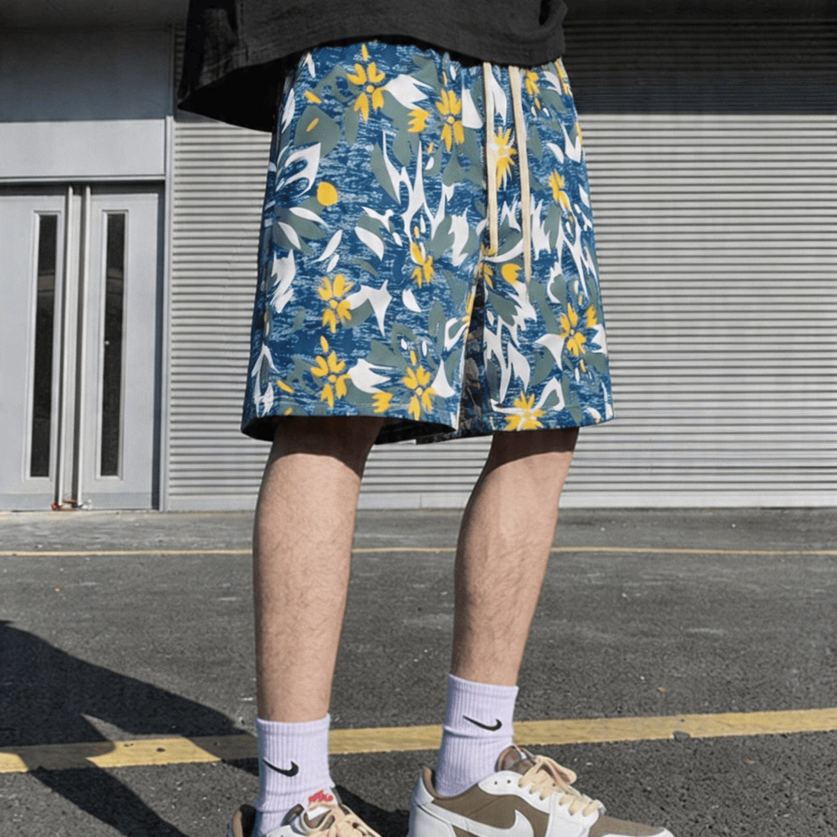 短裤夏季男女潮流百搭薄款夏威夷沙滩裤宽松大裤衩夏天运动五分裤