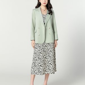 帛奥雅常规休闲长袖纯色小西服