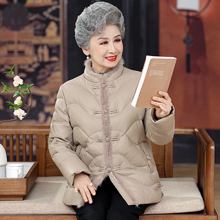 恒源祥集团彩羊FAZEYA中老年甄选羽绒服冬季妈妈中式女装【清仓】