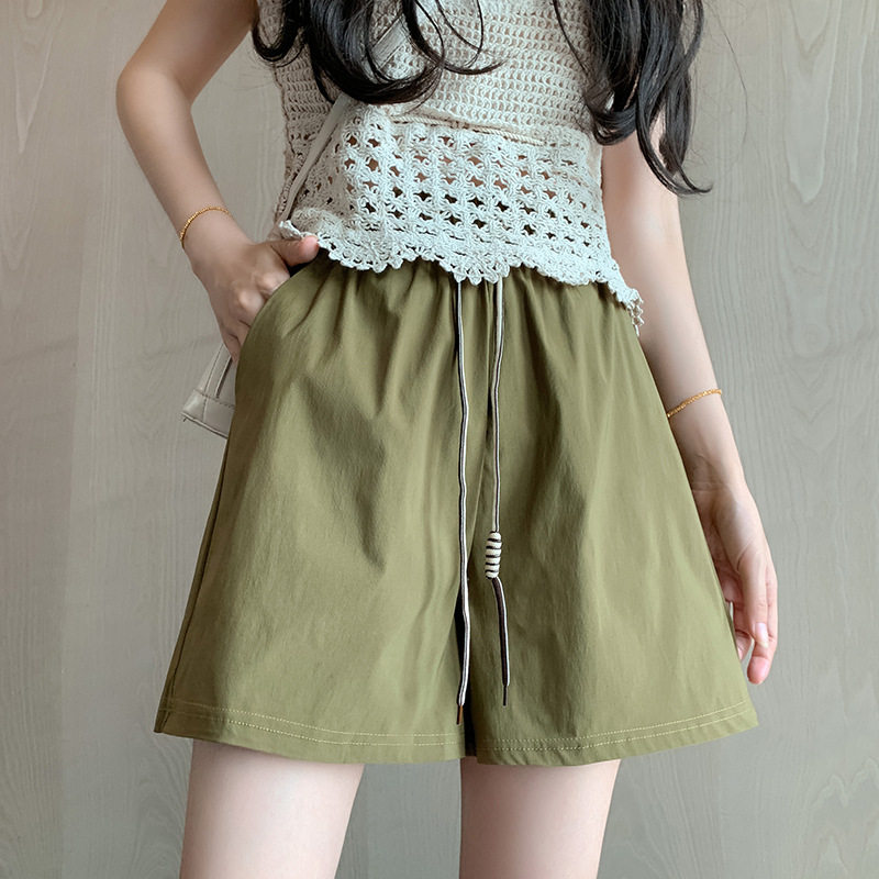 运动短裤女士速干夏季薄款透气弹力休闲宽松健身瑜伽跑步五分裤子