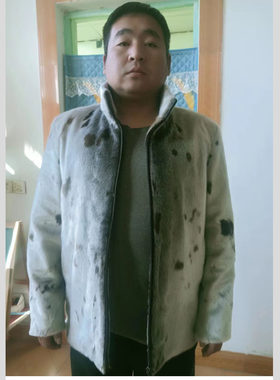男士卫衣外套海豹皮衣服风衣夹克