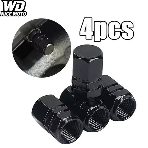 WD NICE MOTO通用摩托车轮胎气门嘴帽铝合金六角防尘气门芯保护盖