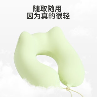 JACE薄荷猫系列U型枕高品质记忆棉透气猫耳枕
