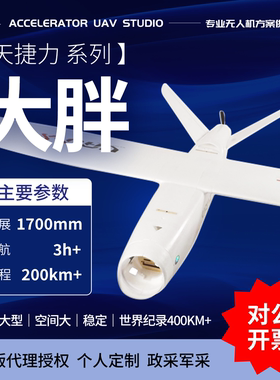 天捷力大胖 talon FPV固定翼无人机长续航快拆世界纪录级载机