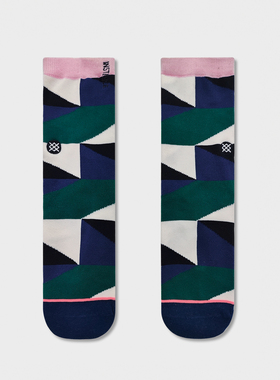 HBJ-ST童袜纯棉中筒袜抑菌in潮流拼色休闲女袜原单休闲潮流四季袜