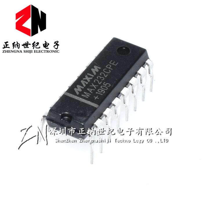 全新直插 MAX232CPE MAX232EPE RS-232接口IC 直插DIP-16