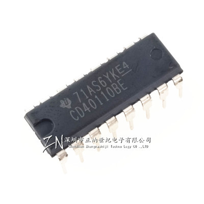 进口原装 CD40110BE 直插 DIP-16 十进制计数器/逻辑芯片 可直拍