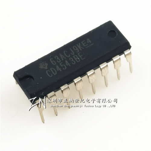 直插 CD4543BE DIP-16 LCD译码器驱动器 CMOS 4543芯片 全新原装