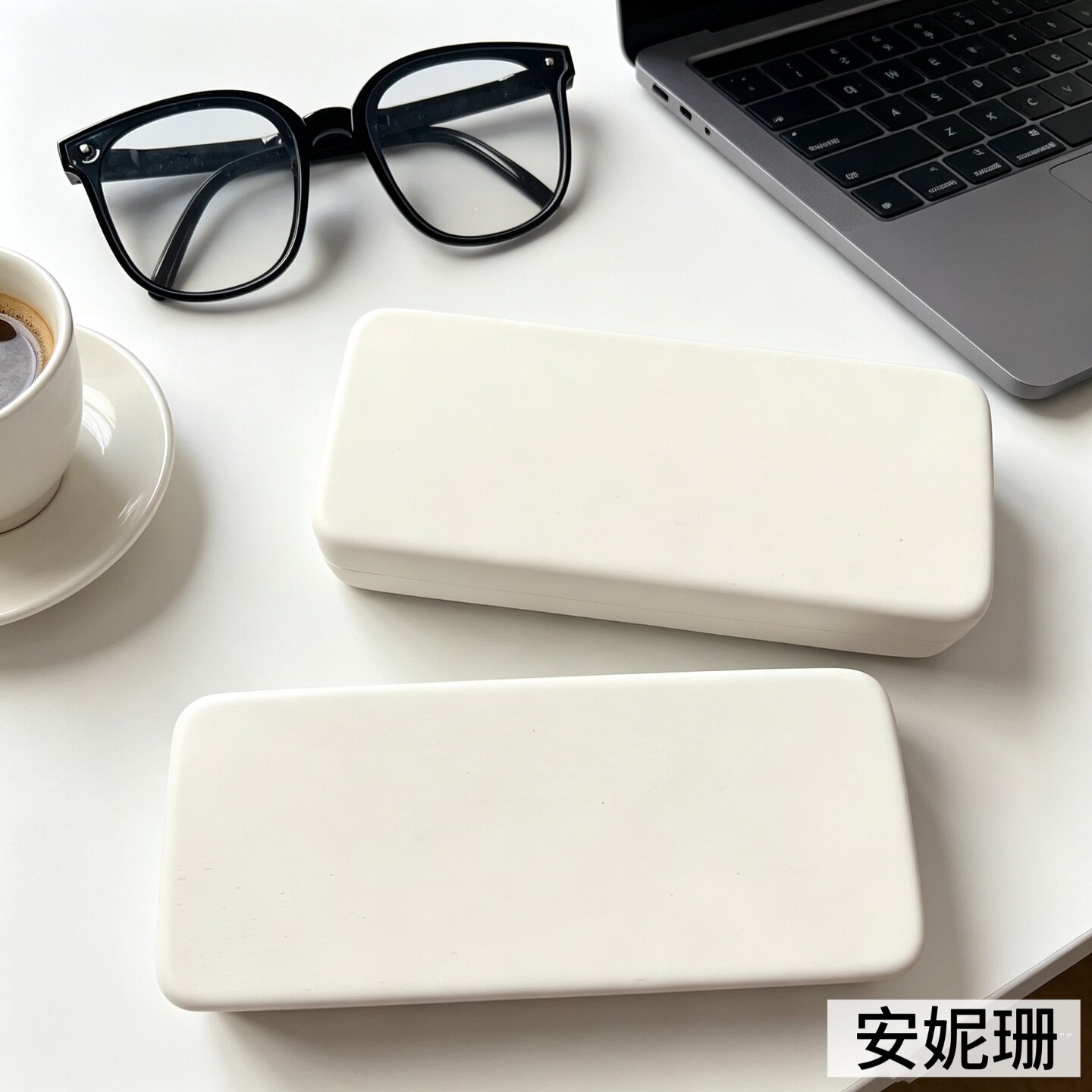 拉丝款简约镜盒通用学生白领墨镜图片