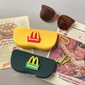 2025夏季 M字母太阳镜墨镜近视收纳包简约便携男女通用眼镜袋 新品