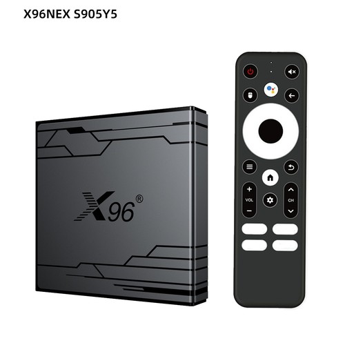 原装X96NEX网络机顶盒4K 晶晨S905Y5安卓14外贸电视盒子双频wifi6
