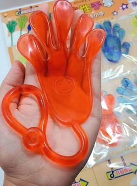 2025年爆款粘钱游戏道具粘手巴掌加大80后怀旧手掌黏墙甩手粘玩具