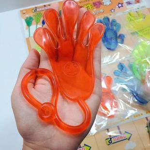2025年爆款 粘钱游戏道具粘手巴掌加大80后怀旧手掌黏墙甩手粘玩具