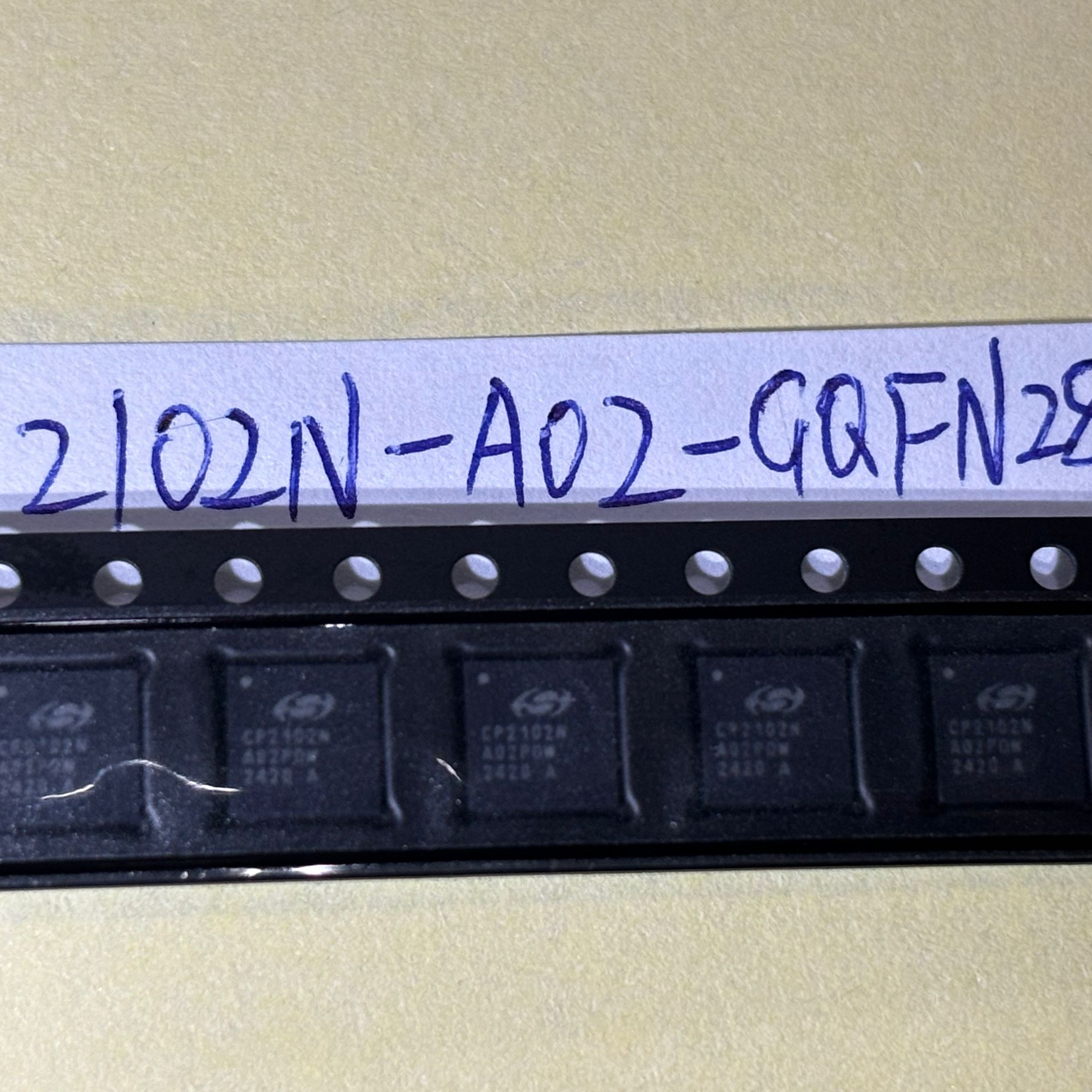 CP2102N-A02-GQFN28R USB转换芯片 CP2102N-A02 原装正品 QFN28