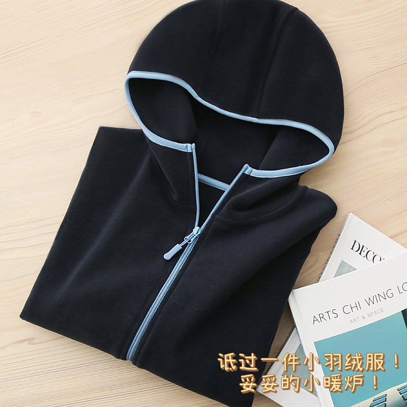 抵过一件小羽绒服!更轻便显瘦!奥粒绒外套女加厚保暖连帽卫衣冬