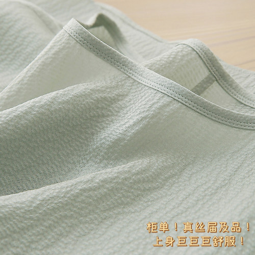 捡漏！100%纯真丝~太凉快太舒适！桑蚕丝T恤女短袖上衣显瘦遮肉夏