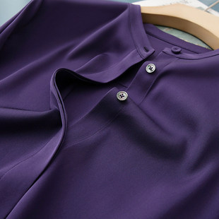 女欧美尾货 重磅桑蚕真丝衬衫 这颜色一看就是外单大牌 非常高及