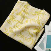 面料很贵气 意料之外 好看和显白 桑蚕真丝显瘦T恤女印花上衣