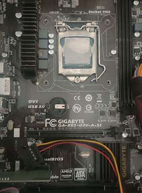 议价技嘉B85一D3v一A一SI大板十i3一4130Cpu可维修