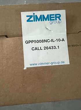 议价Zimmer德国 GPP5008Nc-il 10 a 全新原可维修