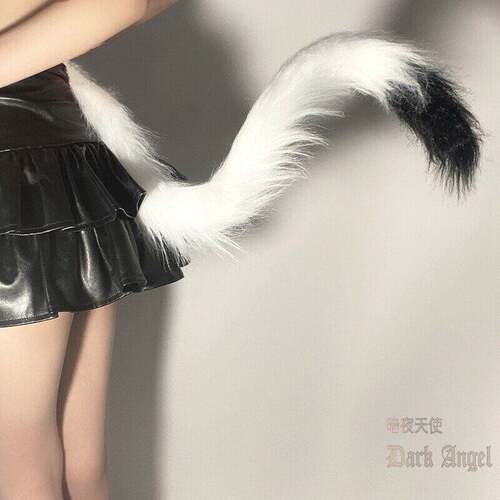 长毛猫尾巴猫娘萌物cos道